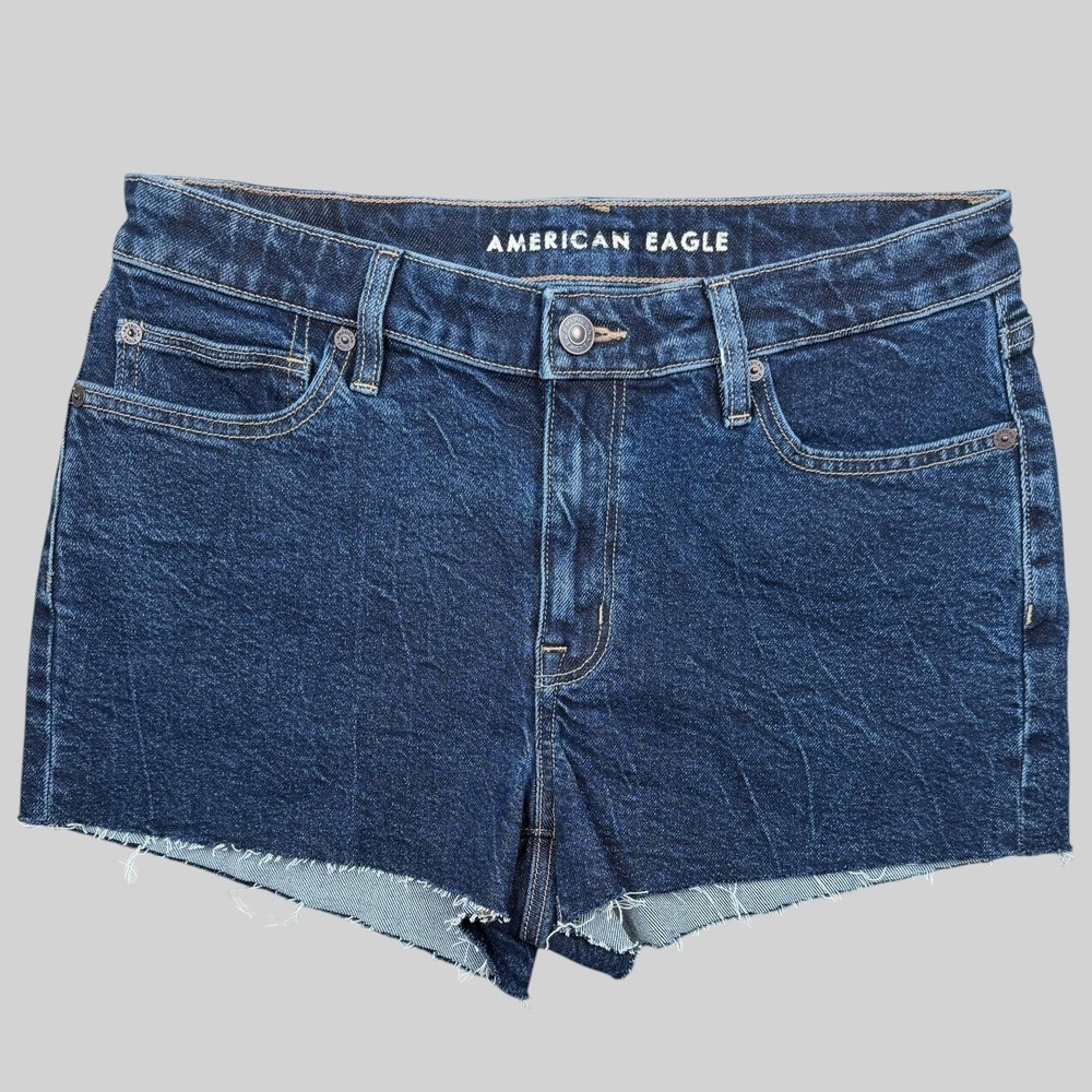 American Eagle Outfitters Shorts Womens 30 Blue Perfect Shortie Cutoff Denim